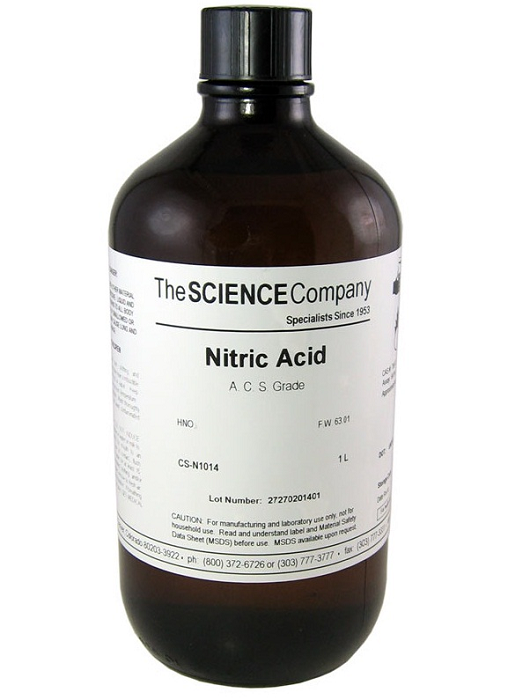 Axit nitric HNO3 - Công Ty TNHH Vật Tư Khoa học Kỹ thuật  & Dịch Vụ Bách Khoa